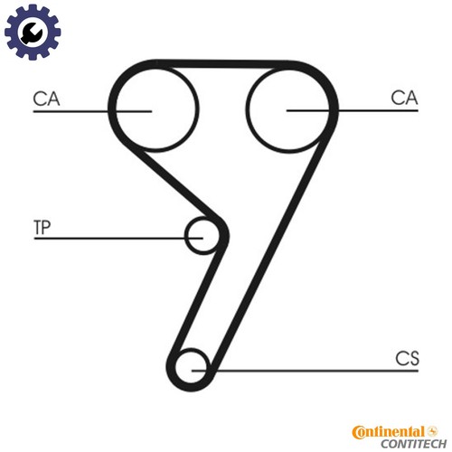 Water pump timing belt kit - water, &