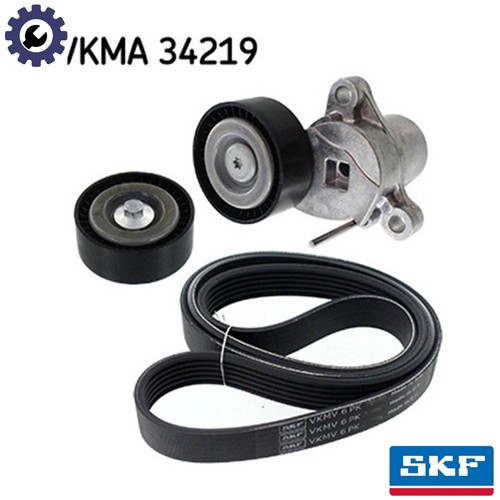 Vribbed belt set vkma 34219 - set,